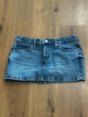 Mango Denim Mini Skirt